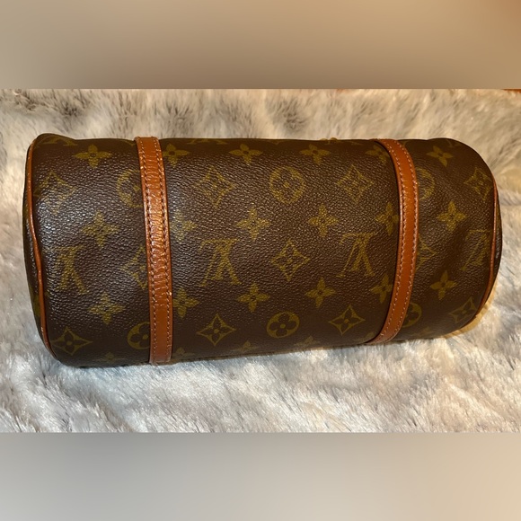 LOUIS VUITTON PAPILLON BROWN BARREL BAG CHAIN NOT INCLUDED - Picture 9 of 15